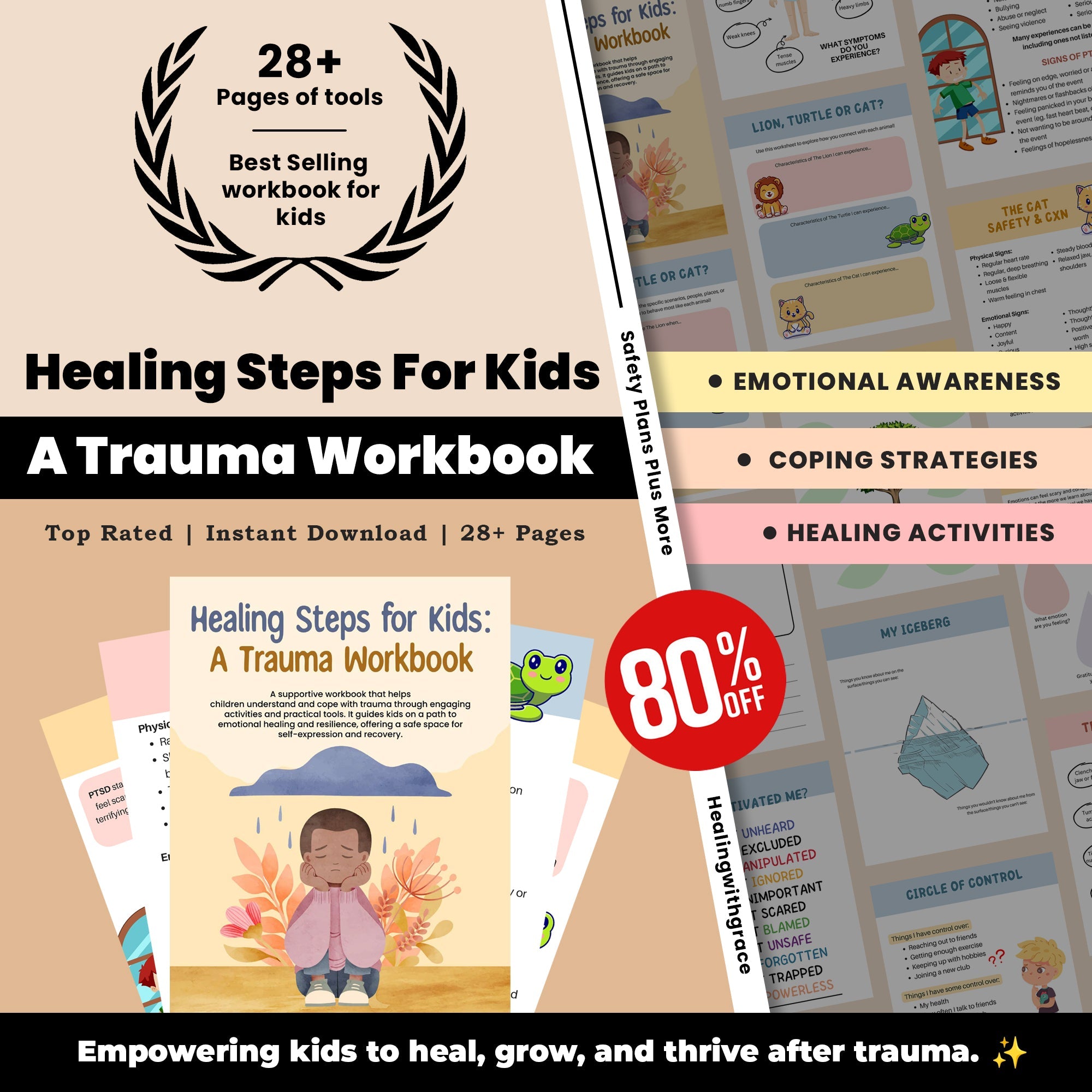 Healing Steps for Kids: A Trauma Workbook